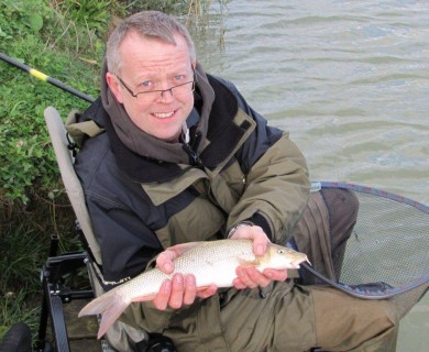 Shane with a 3lb barbel