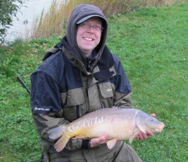 a 12lb mirror carp was biggest fish of the day